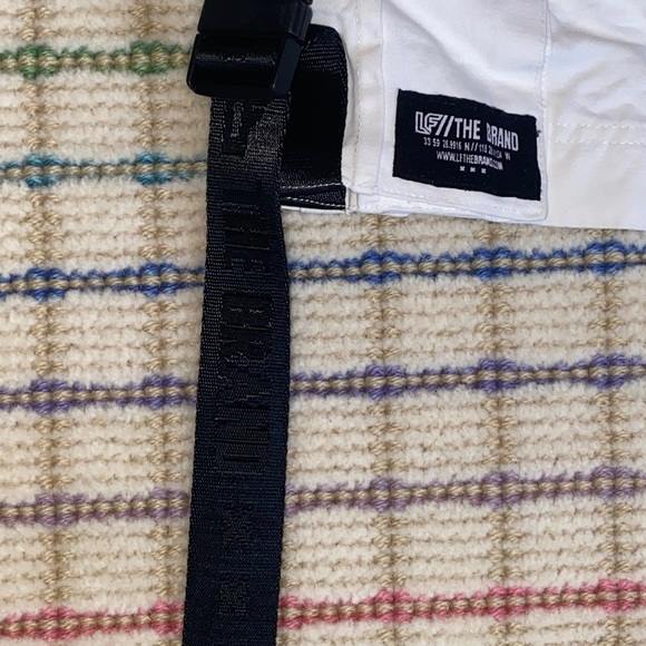 LF White Mini Skirt Black Buckles: size XS - Picture 5 of 5